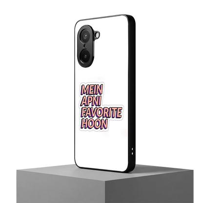 Mein Apni Fevorite Hoon oneplus nord ce5 5g mobile cover | shockproof glass phone case