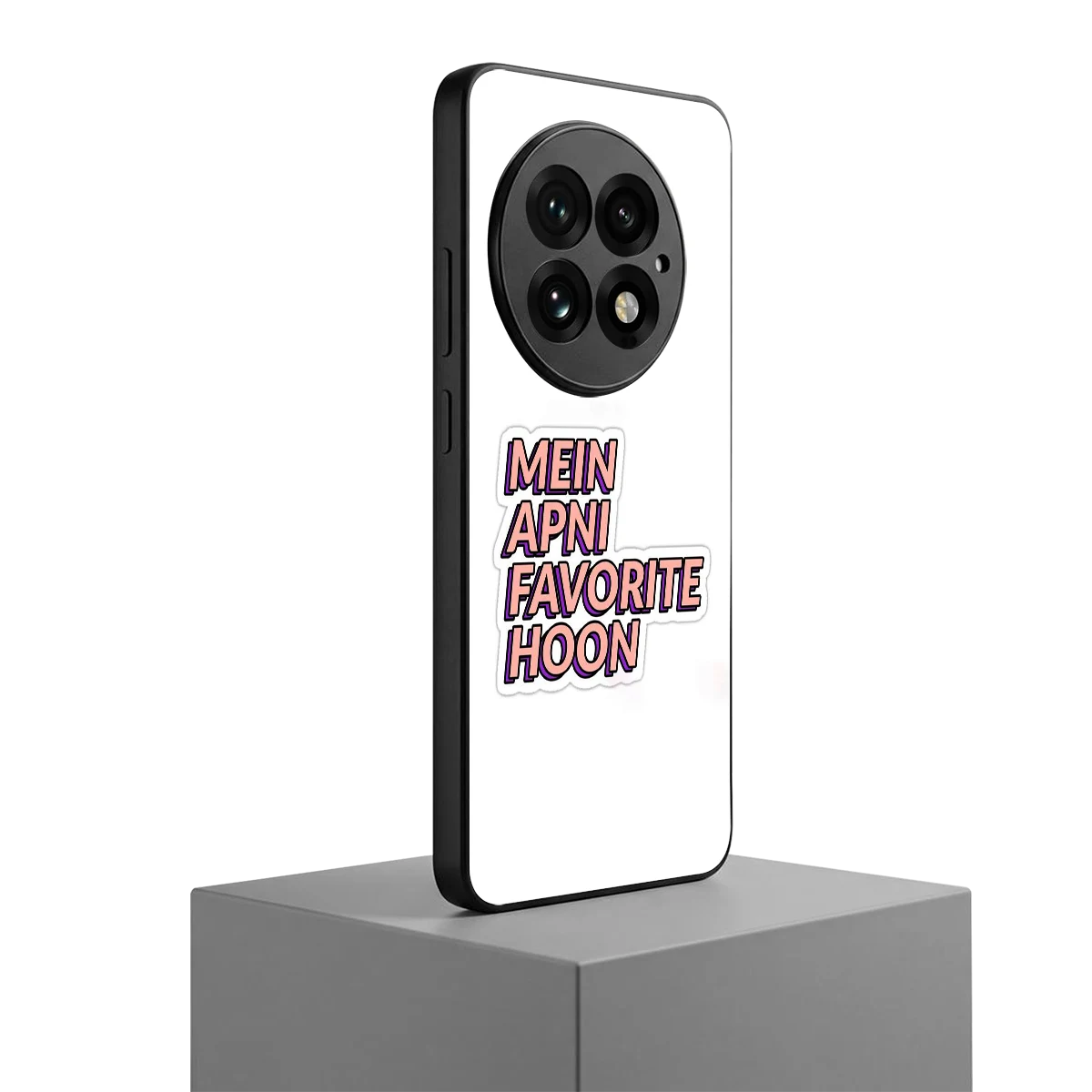 Mein Apni Fevorite Hoon oneplus 13 mobile cover | shockproof glass phone case