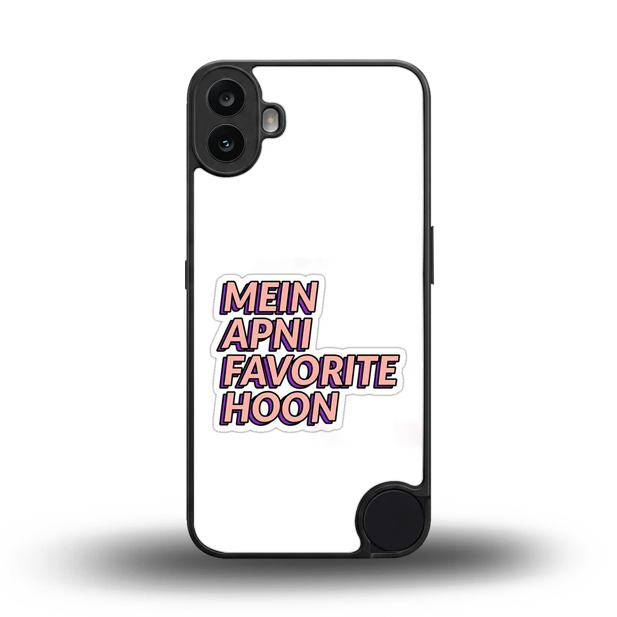 Mein Apni Fevorite Hoon back phone cover | glass case for cmf nothing phone 1