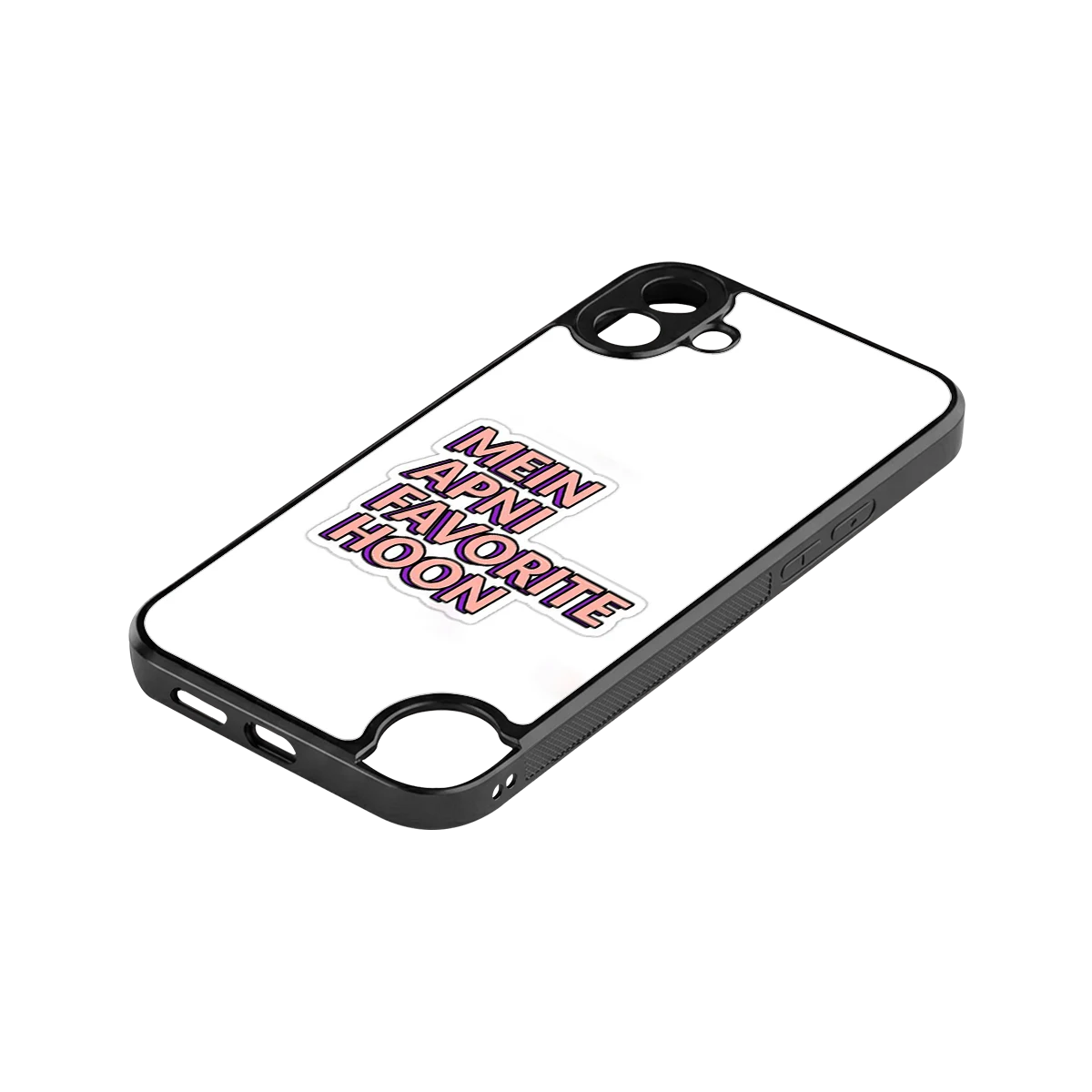Mein Apni Fevorite Hoon stylish phone case for cmf nothing phone 1 | glossy glass and slim fit