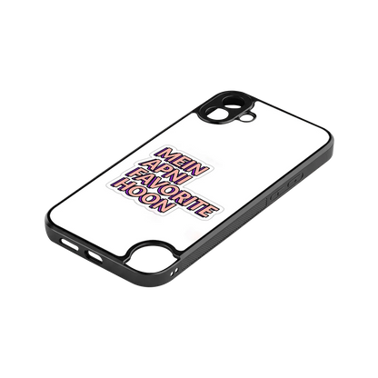 Mein Apni Fevorite Hoon stylish phone case for cmf nothing phone 1 | glossy glass and slim fit