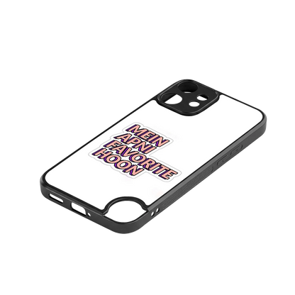 Mein Apni Fevorite Hoon stylish phone case for cmf nothing phone 2 pro | glossy glass and slim fit