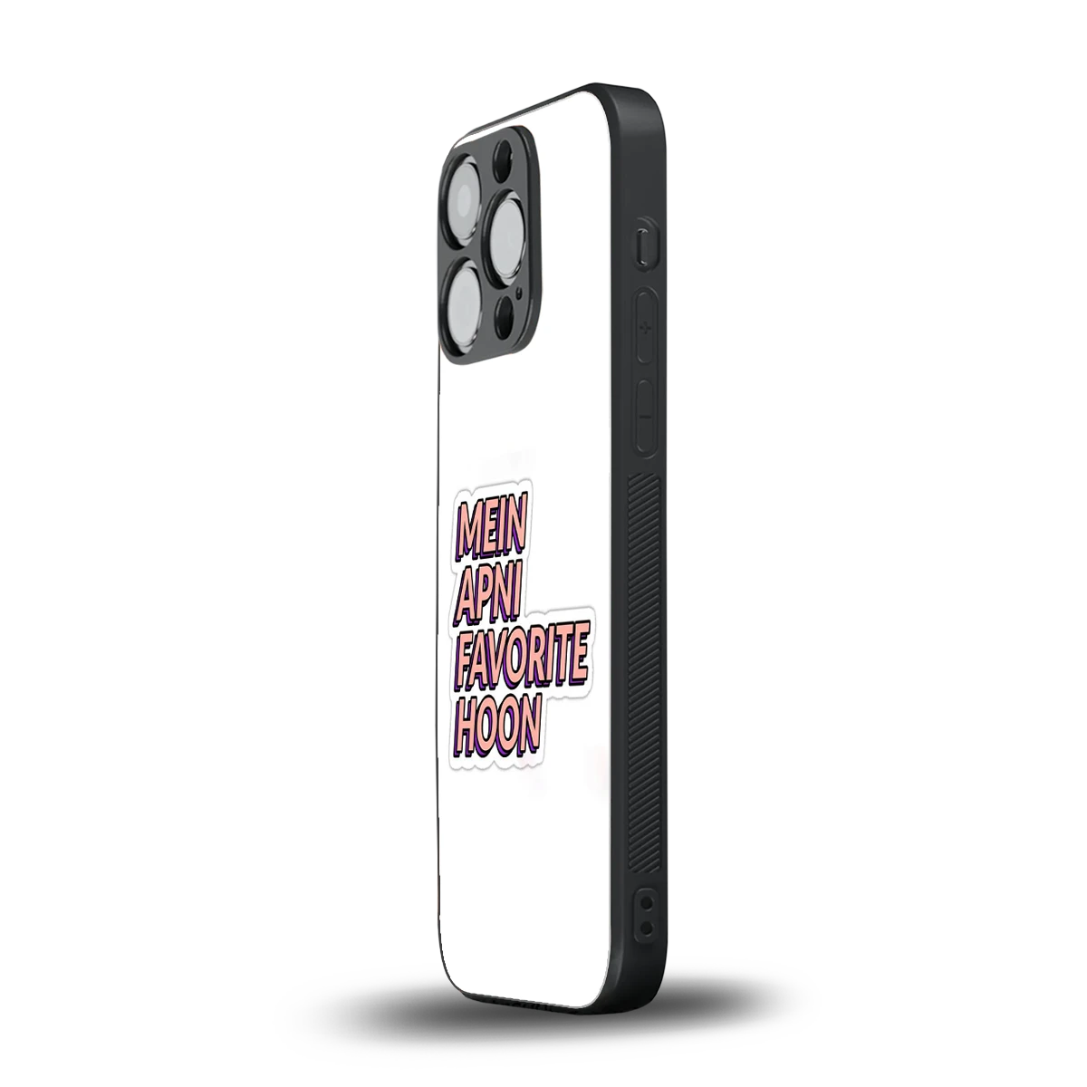 Mein Apni Fevorite Hoon iphone 13 pro mobile cover | shockproof glass phone case