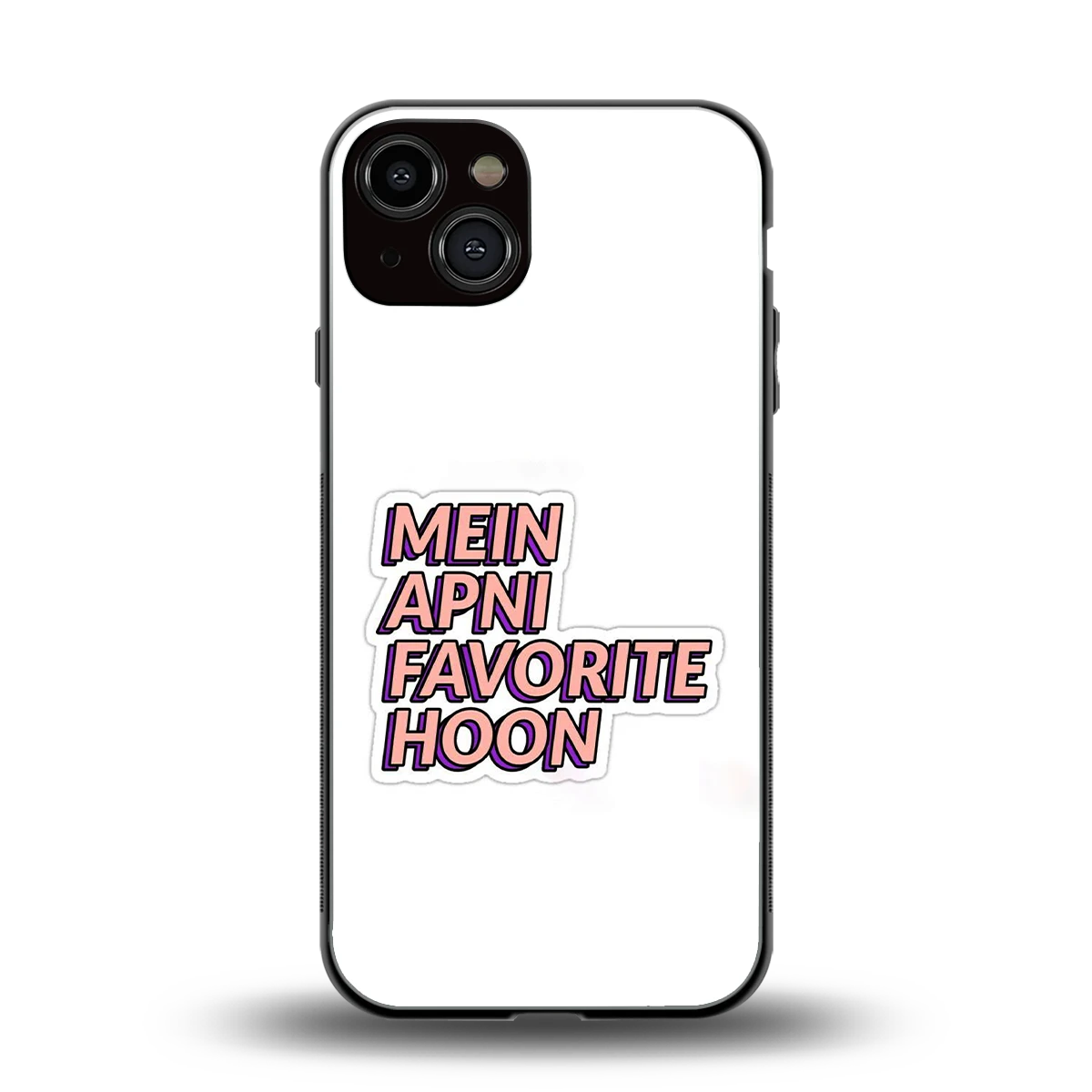 Mein Apni Fevorite Hoon back phone cover | glass case for iphone 13