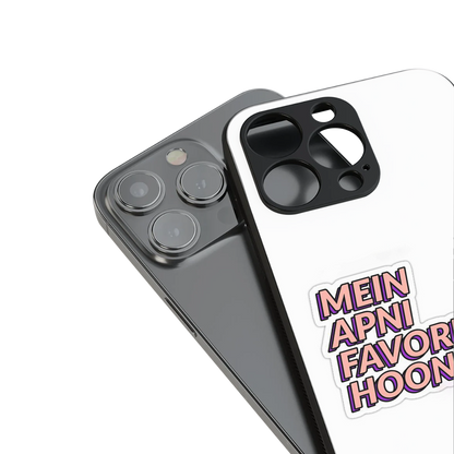 Mein Apni Fevorite Hoon Phone Case for Iphone 16 | Glass Case