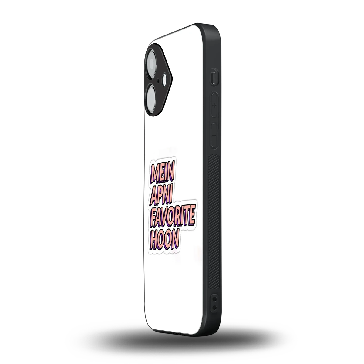 Mein Apni Fevorite Hoon iPhone 16 mobile cover | shockproof glass phone case