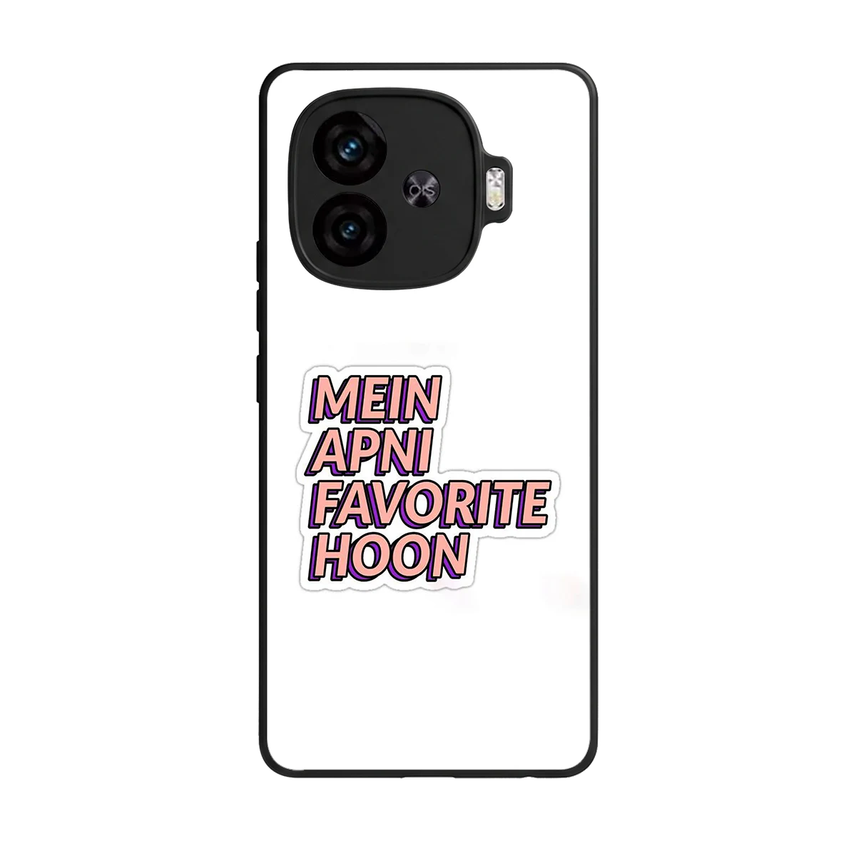 Mein Apni Fevorite Hoon back phone cover | glass case for iqoo neo 10r 5g