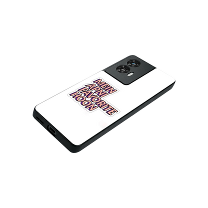Mein Apni Fevorite Hoon stylish phone case for motorola edge 50 fusion | glossy glass and slim fit