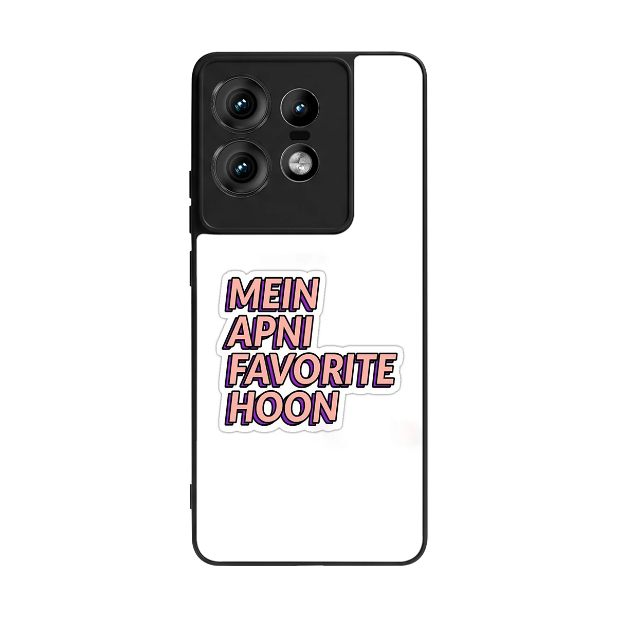 Mein Apni Fevorite Hoon back phone cover | glass case for motorola edge 50 pro