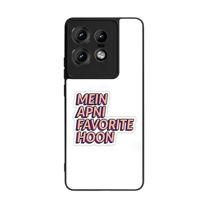 Mein Apni Fevorite Hoon back phone cover | glass case for motorola edge 50 pro