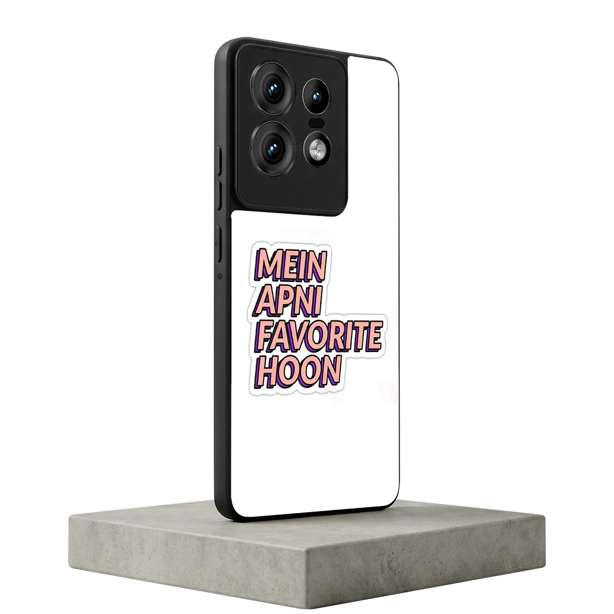 Mein Apni Fevorite Hoon motorola edge 50 pro mobile cover | shockproof glass phone case