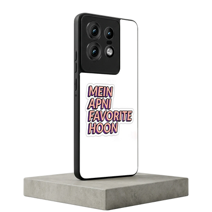 Mein Apni Fevorite Hoon motorola edge 50 pro mobile cover | shockproof glass phone case