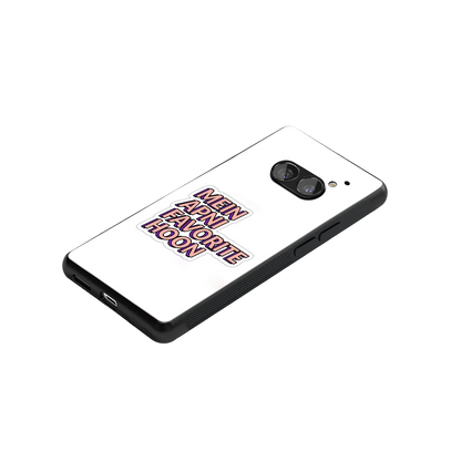 Mein Apni Fevorite Hoon stylish phone case for nothing phone 2a plus | glossy glass and slim fit