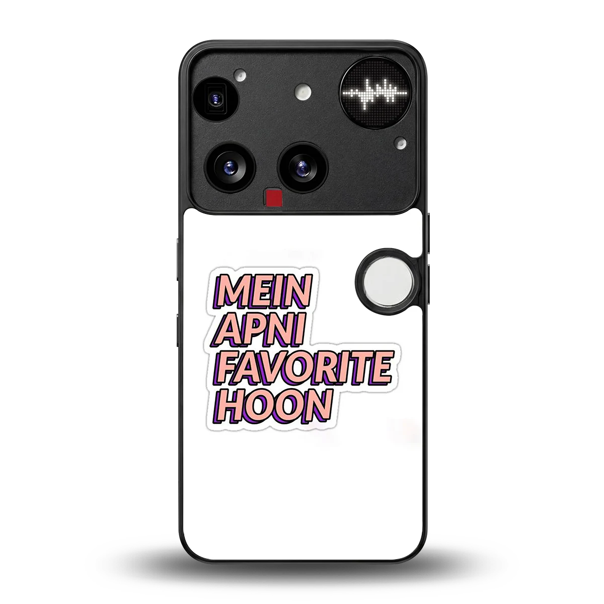Mein Apni Fevorite Hoon back phone cover | glass case for nothing phone 3