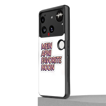 Mein Apni Fevorite Hoon nothing phone 3 mobile cover | shockproof glass phone case