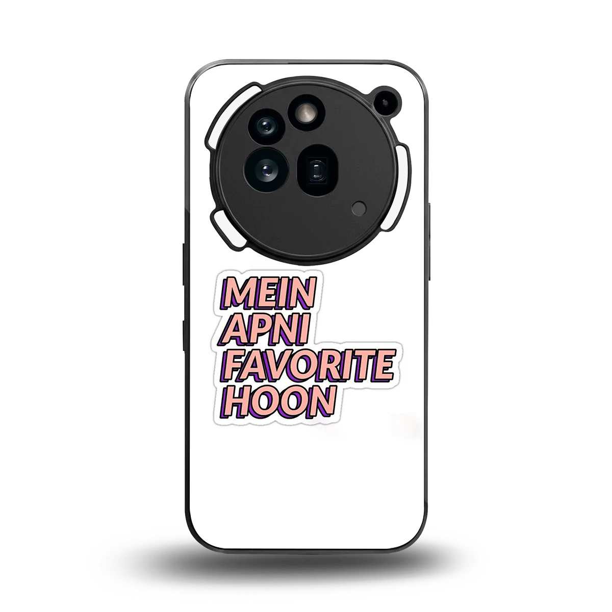 Mein Apni Fevorite Hoon back phone cover | glass case for nothing phone 3a pro