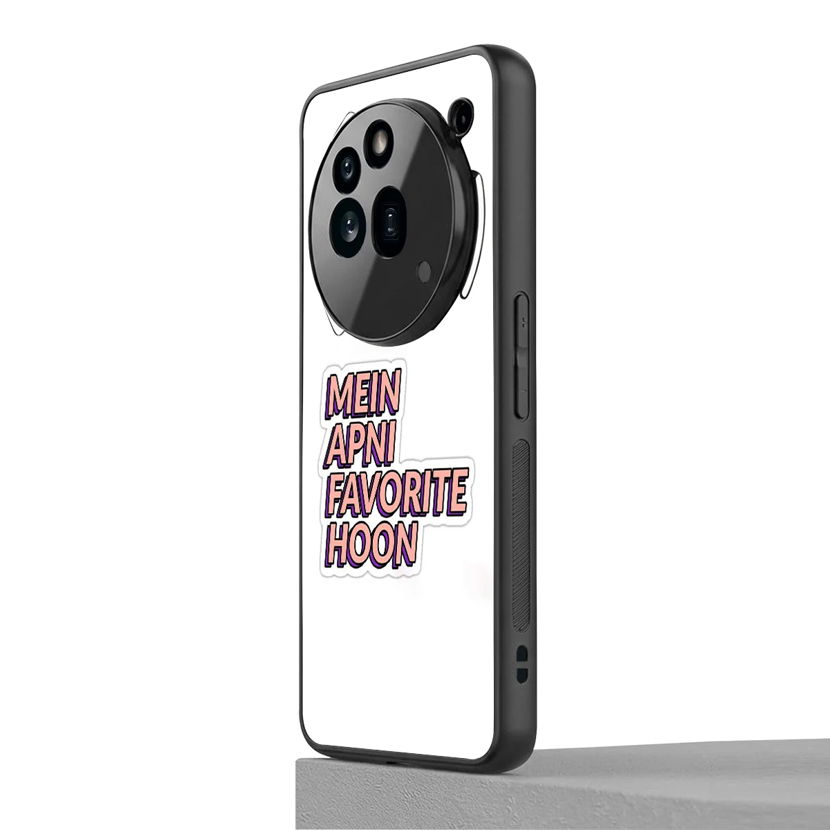 Mein Apni Fevorite Hoon nothing phone 3a pro mobile cover | shockproof glass phone case