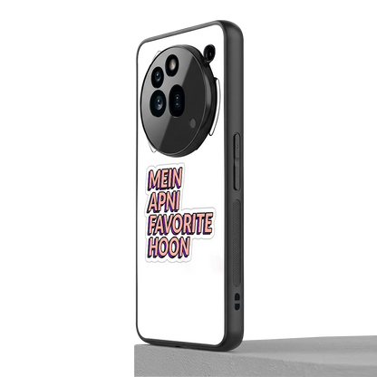 Mein Apni Fevorite Hoon nothing phone 3a pro mobile cover | shockproof glass phone case