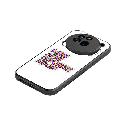 Mein Apni Fevorite Hoon stylish phone case for nothing phone 3a pro | glossy glass and slim fit