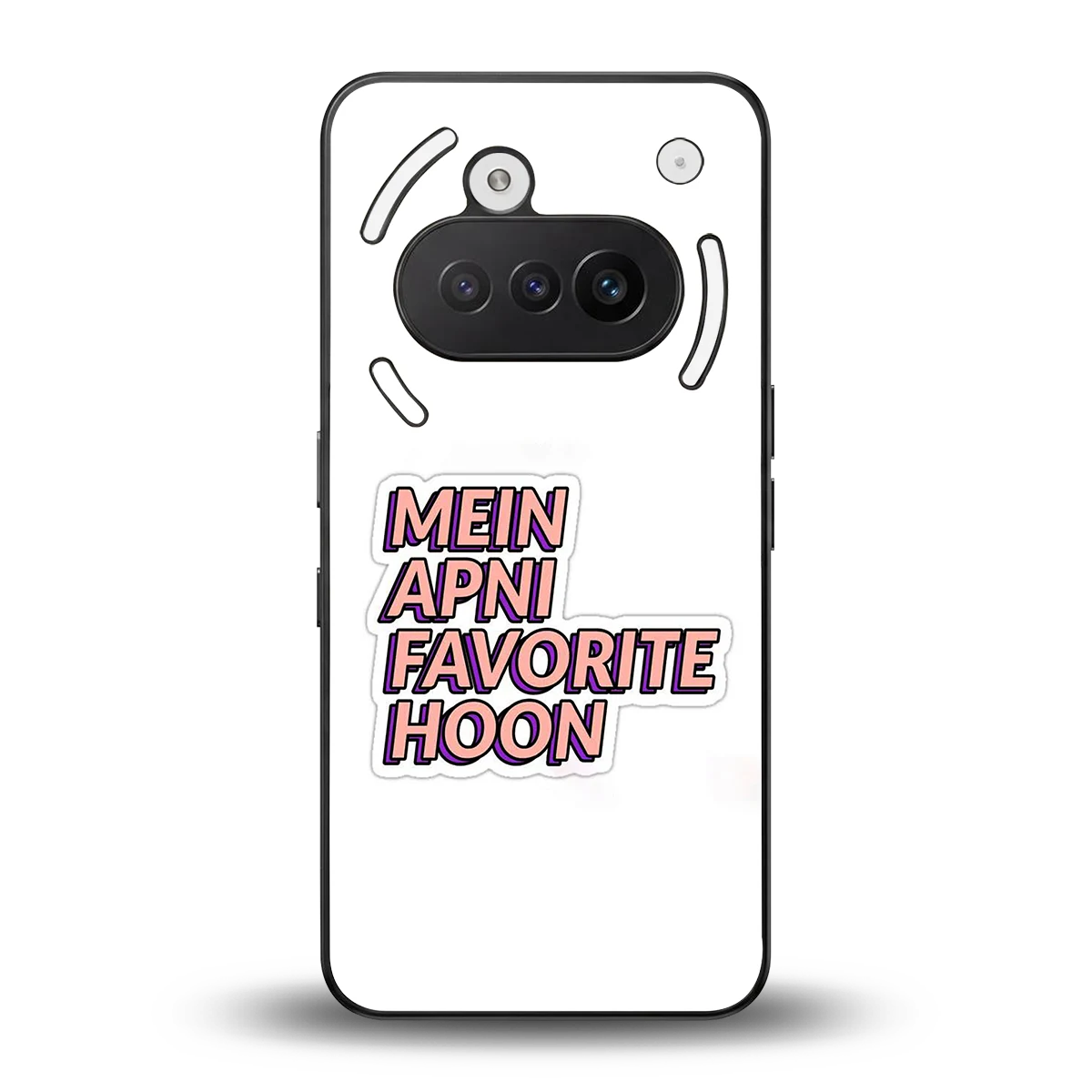 Mein Apni Fevorite Hoon back phone cover | glass case for nothing phone 3a