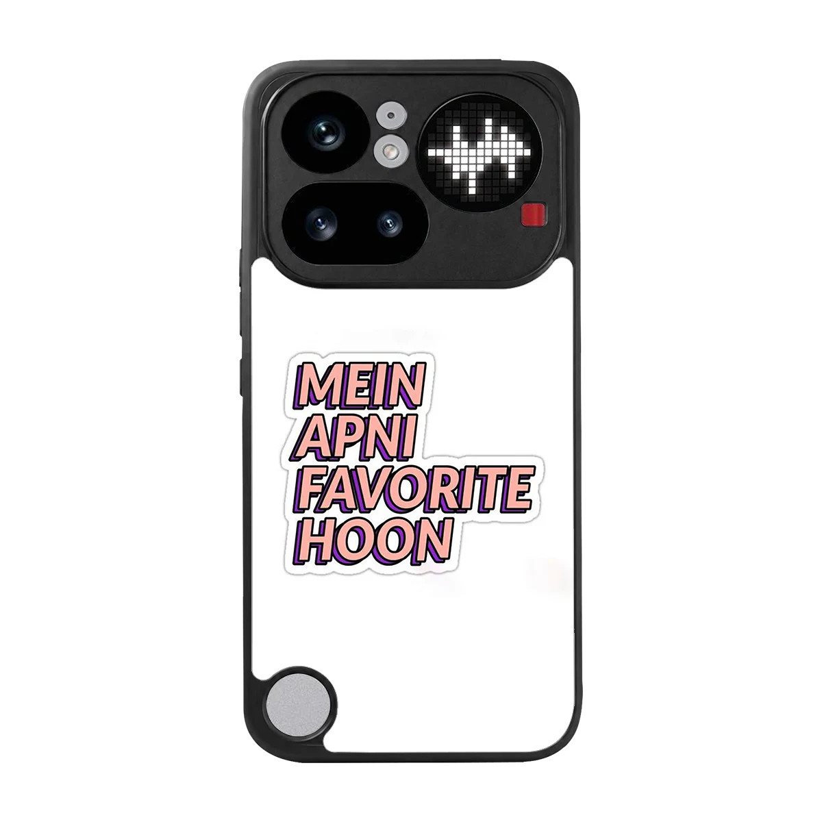 Mein Apni Fevorite Hoon back phone cover | glass case for nothing phone 4a pro