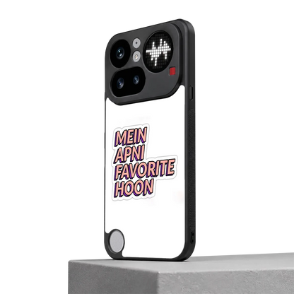 Mein Apni Fevorite Hoon nothing phone 4a pro mobile cover | shockproof glass phone case
