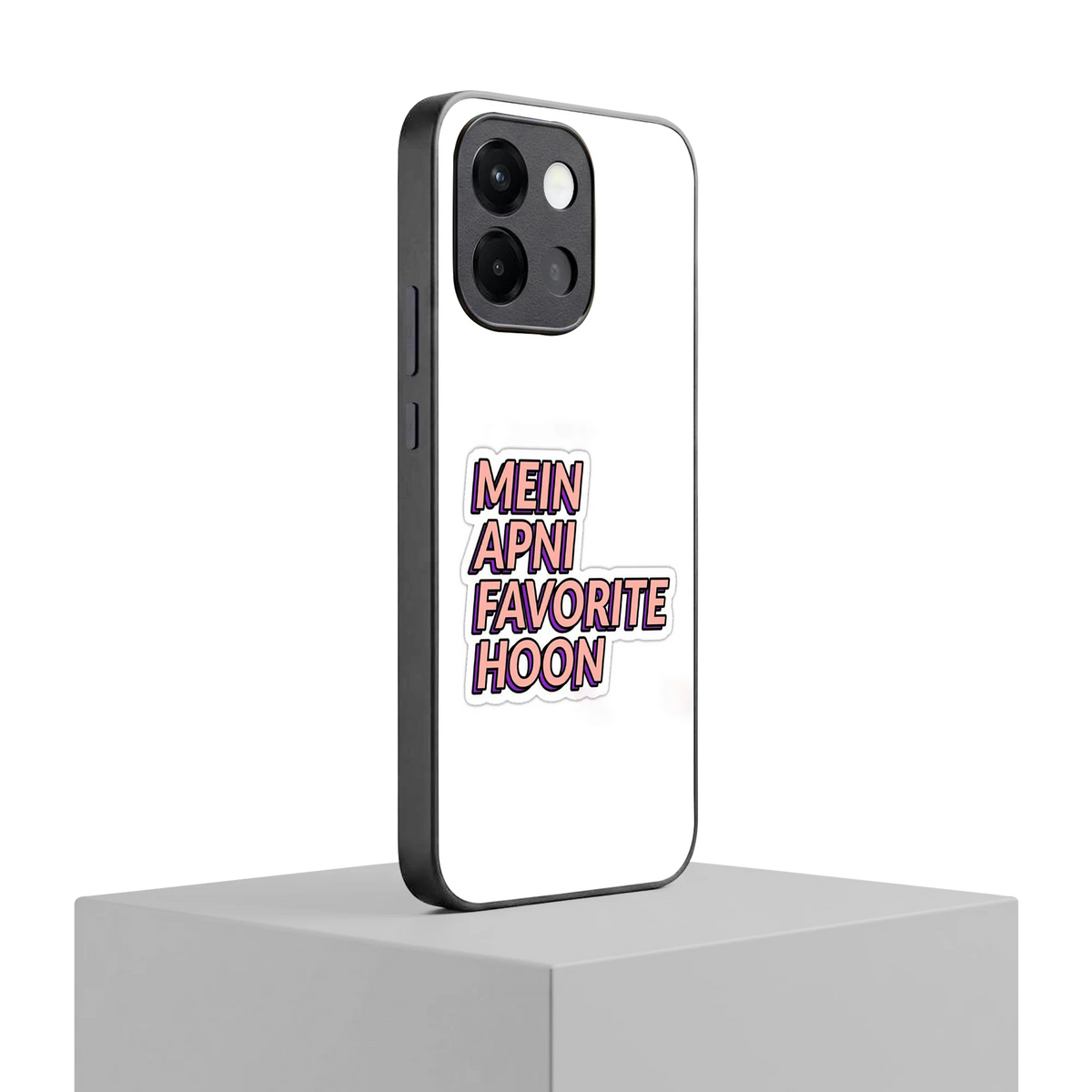 Mein Apni Fevorite Hoon oneplus 13s mobile cover | shockproof glass phone case