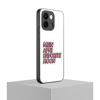 Mein Apni Fevorite Hoon oneplus 13s mobile cover | shockproof glass phone case