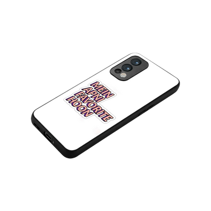 Mein Apni Fevorite Hoon stylish phone case for oneplus nord 2 | glossy glass and slim fit