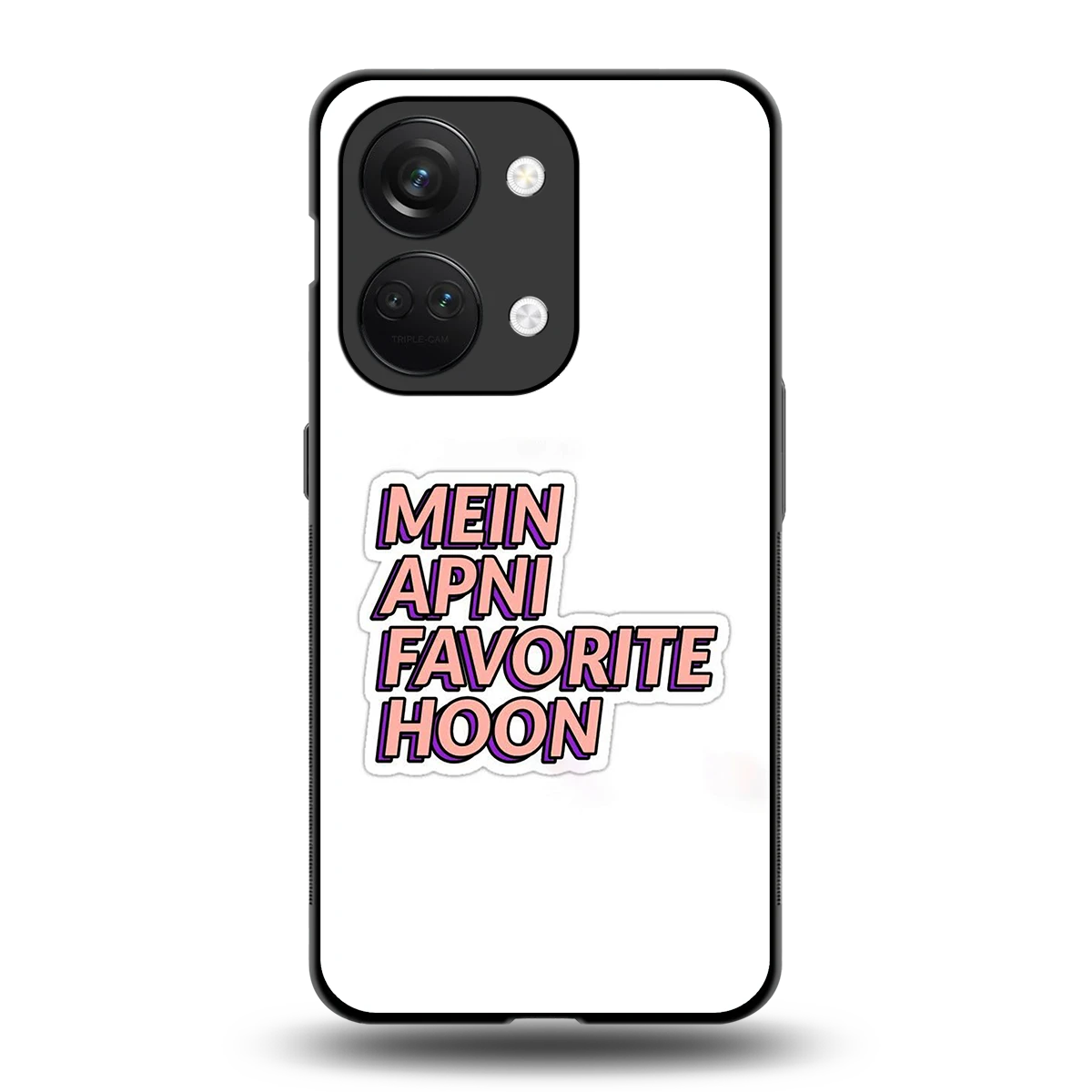 Mein Apni Fevorite Hoon back phone cover | glass case for oneplus nord 3