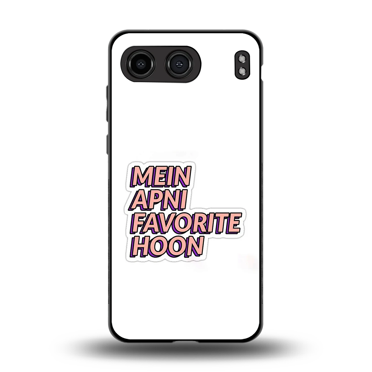 Mein Apni Fevorite Hoon back phone cover | glass case for oneplus nord 4