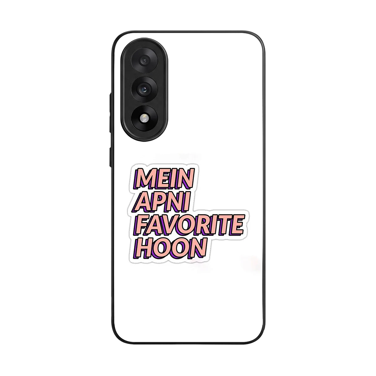 Mein Apni Fevorite Hoon back phone cover | glass case for oneplus nord 5