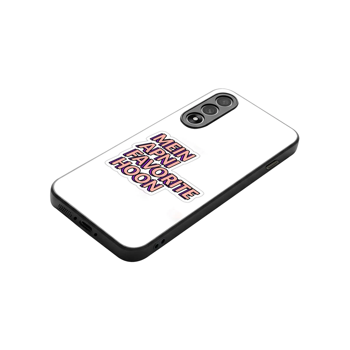 Mein Apni Fevorite Hoon stylish phone case for oneplus nord 5 | glossy glass and slim fit
