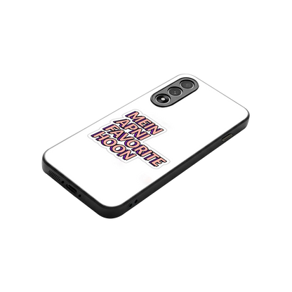 Mein Apni Fevorite Hoon stylish phone case for oneplus nord 5 | glossy glass and slim fit