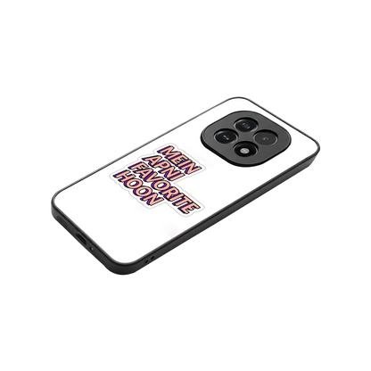 Mein Apni Fevorite Hoon stylish phone case for oppo f29 5g | glossy glass and slim fit