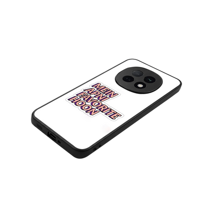Mein Apni Fevorite Hoon stylish phone case for oppo f29 pro 5g | glossy glass and slim fit