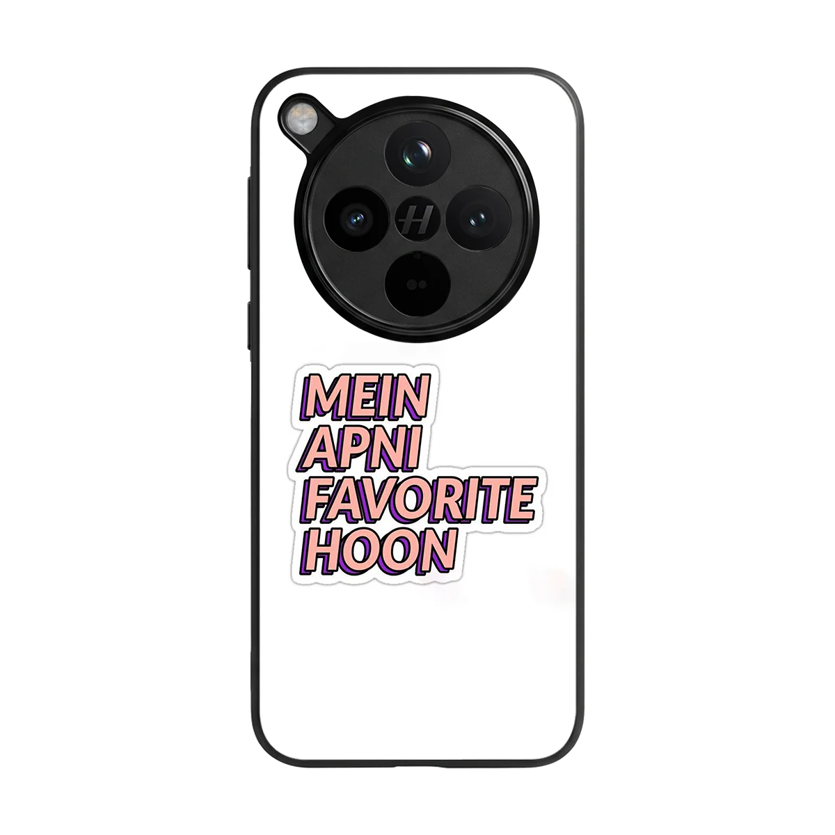Mein Apni Fevorite Hoon back phone cover | glass case for oppo find x8