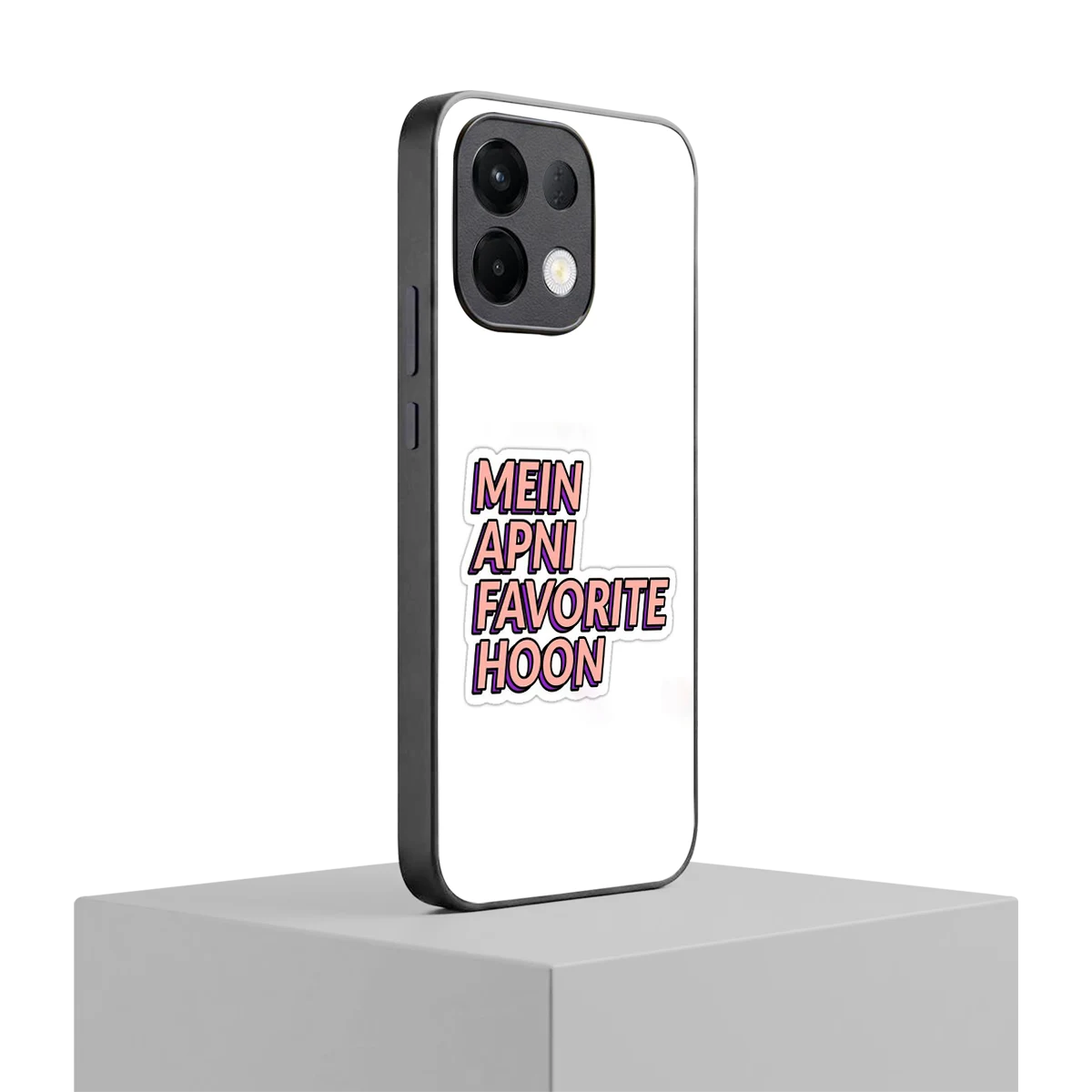 Mein Apni Fevorite Hoon oppo k13 5g mobile cover | shockproof glass phone case