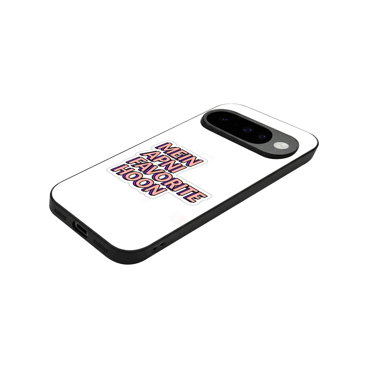 Mein Apni Fevorite Hoon stylish phone case for google pixel 10 | glossy glass and slim fit