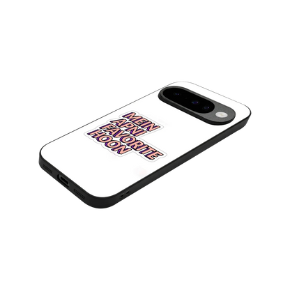 Mein Apni Fevorite Hoon stylish phone case for google pixel 10 | glossy glass and slim fit