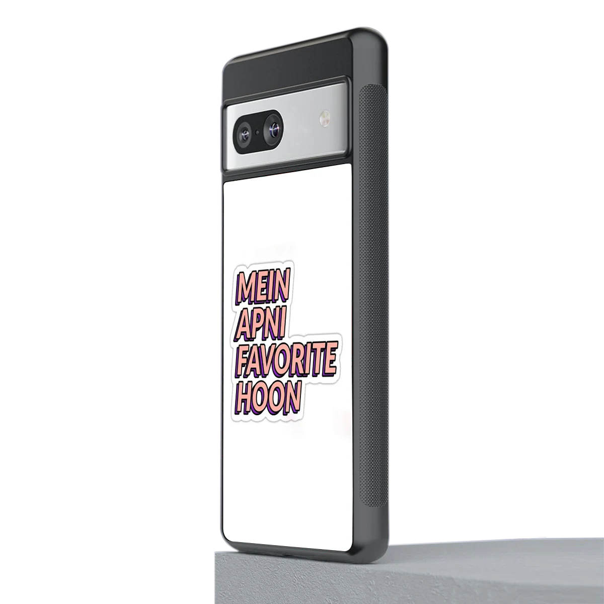 Mein Apni Fevorite Hoon stylish phone case for google pixel 7 | glossy glass and slim fit