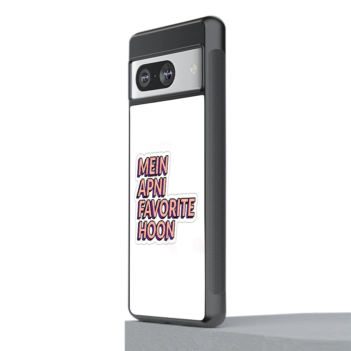 Mein Apni Fevorite Hoon stylish phone case for google pixel 8 | glossy glass and slim fit