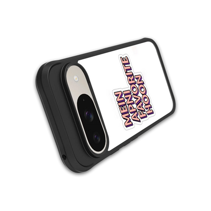 Mein Apni Fevorite Hoon stylish phone case for google pixel 9 | glossy glass and slim fit