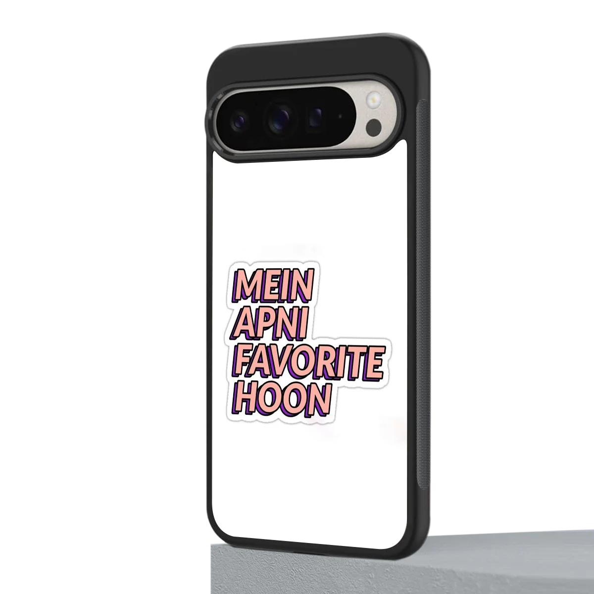 Mein Apni Fevorite Hoon google pixel 9 pro xl mobile cover | shockproof glass phone case