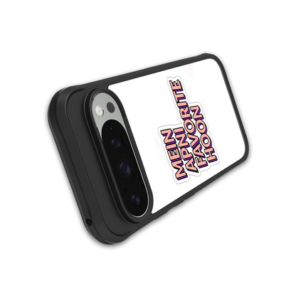 Mein Apni Fevorite Hoon stylish phone case for google pixel 9 pro | glossy glass and slim fit