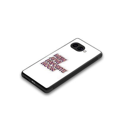 Mein Apni Fevorite Hoon stylish phone case for google pixel 10a | glossy glass and slim fit