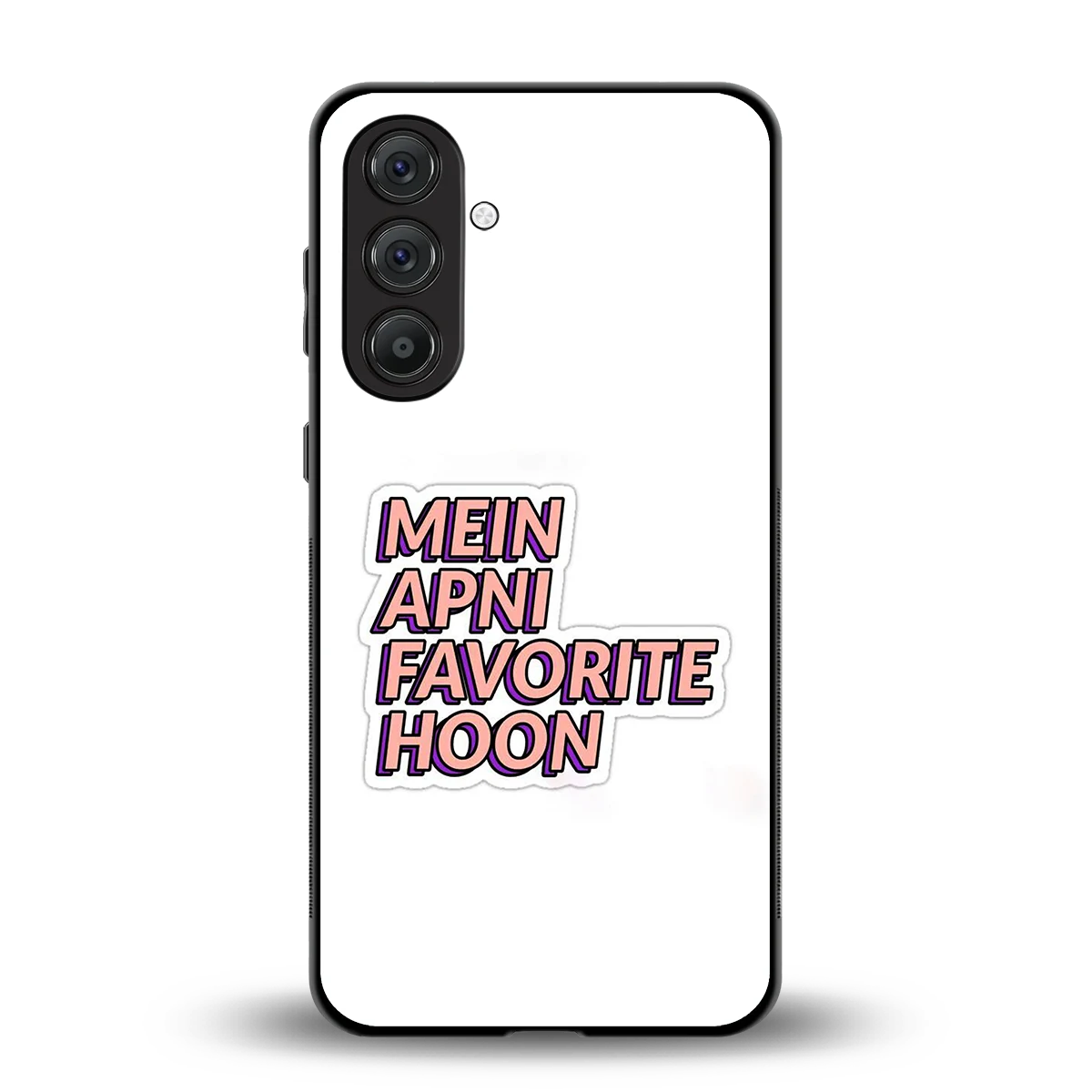 Mein Apni Fevorite Hoon back phone cover | glass case for samsung galaxy a55 5g
