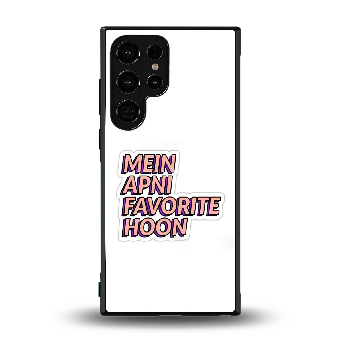 Mein Apni Fevorite Hoon back phone cover | glass case for samsung galaxy s23 ultra