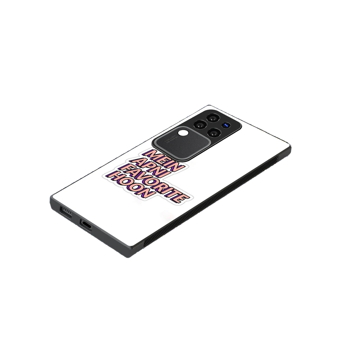 Mein Apni Fevorite Hoon stylish phone case forvivo v30 pro | glossy glass and slim fit