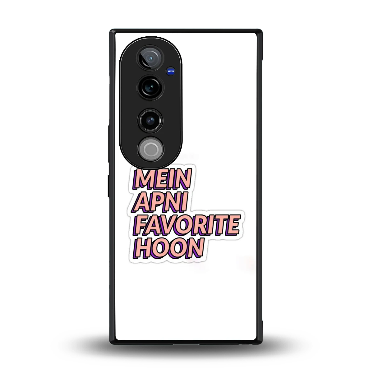Mein Apni Fevorite Hoon back phone cover | glass case for vivo v40 pro